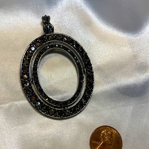 Black Crystal Pendant